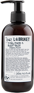 L:A Bruket 242 Hand & Body Wash Elder Cosmos Natural certified