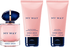 Giorgio Armani My Way Set = EdP Nat. Spray 50 ml + Shower Gel 50 ml + Body Lotion 50 ml
