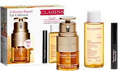 CLARINS Double Serum Eye Set = Double Serum Eye 20 ml + Mini Wonder Perfect Mascara 4D - 01 3 ml + Huile Très Démaquillante 50 ml