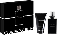 Carven Pour Homme Set = EdT Nat. Spray 50 ml + Baume Aprés-Rasage 100 ml