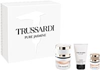 Trussardi Pure Jasmin Life Style Weekend Set = EdP Nat. Spray 30ml + Silk Body Emulsion 30ml + Miniatur 7ml
