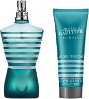 Jean Paul Gaultier Le Male Set = EdT Nat. Spray 75 ml + Le Gel Douche 75 ml