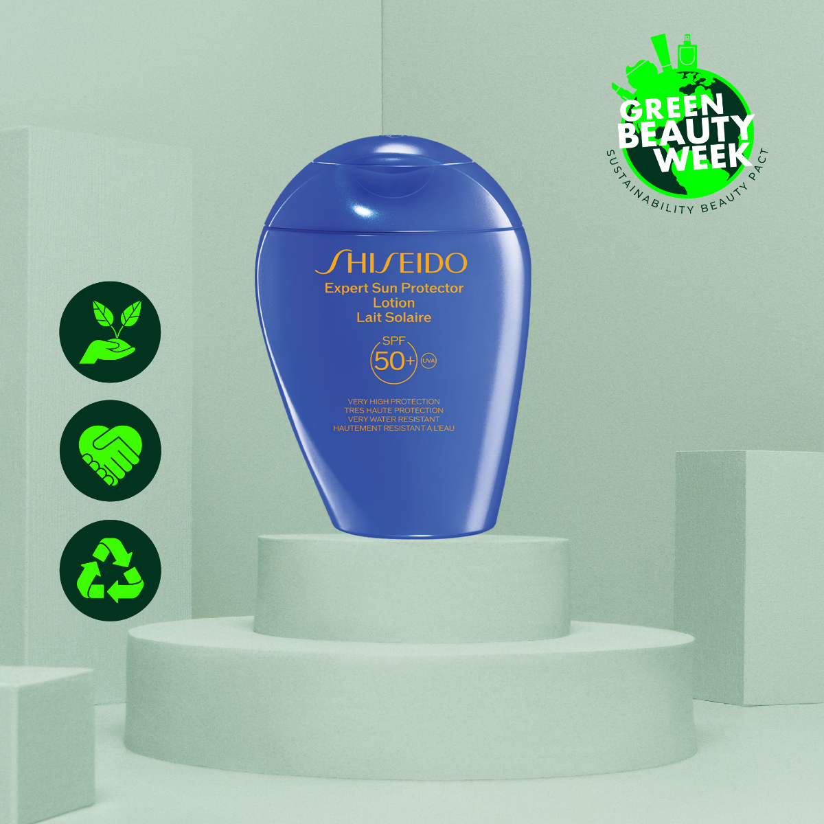 Shiseido Blue Expert Sun Protector Lotion SPF50+